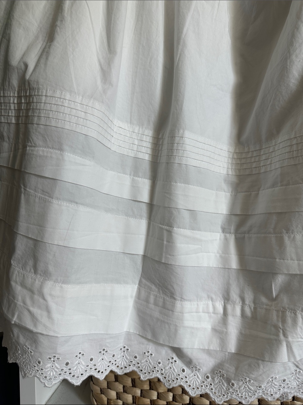 Quince 100% organic cotton Poplin Pintuck maxi skirt - NWOT - Picture 8 of 8